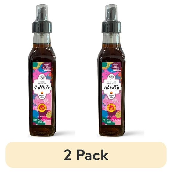 (2 pack) Nivel Alto Vinagre De Jerez D.O.P Sherry Vinegar, 8.45 fl oz (250 mL)
