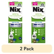 عبوتان من علاج Nix Ultra Superlice، شامبو الكل في واحد، 4 أونصة ومشط لإزالة القمل