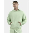 thumbnail image 1 of (2 pack) No Boundaries All Gender Oversized Fleece Hoodie Sweatshirt, 1 or 2-Pack, Men's, 1 of 5