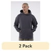 Actual Color: Soft Wash Charcoal Sky, Clothing Size: M, and Multipack Quantity: 2