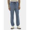 thumbnail image 1 of (2 pack) No Boundaries All Gender Soft Fleece Jogger Pants, 30" Inseam, Men's and Big Men's, 1 of 5