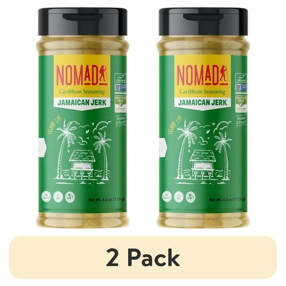 (2 pack) Nomad, Jamaican Jerk, 4.0 Oz