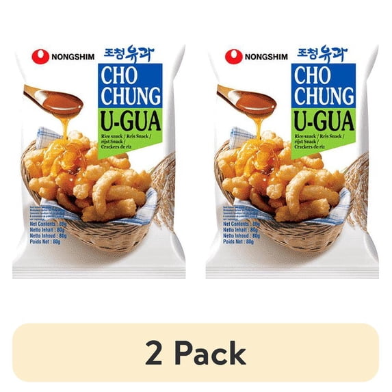 (2 pack) Nongshim Chochung U-gua (Rice & Honey Snack) 80g