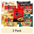 thumbnail image 1 of (2 pack) Nongshim Shin Instant Ramen Noodle Combo Shelf-Stable 5 Count, 1 of 8