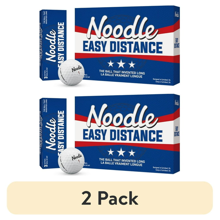 2 pack) Noodle Easy Distance Golf Balls 12pk, White - Walmart.com