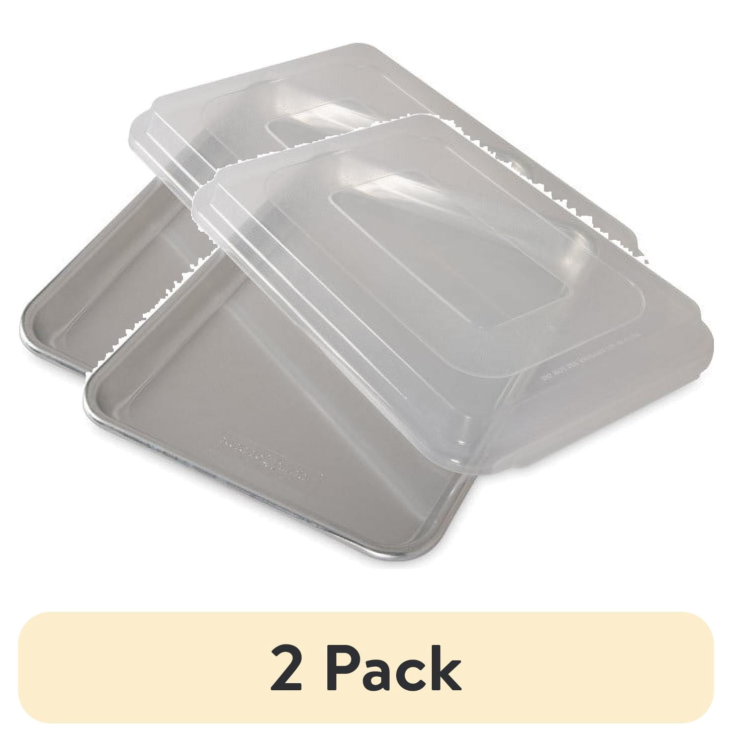 Nordic Ware Quarter Sheet Pan - Aluminum Non-Stick Baking Sheet 13x9 Inch, Gold
