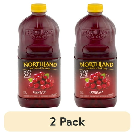 (2 pack) Northland 100% Cranberry Juice, 64 Fl. Oz.