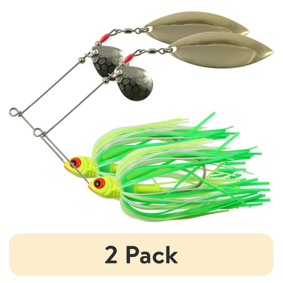 (2 pack) Northland Fishing Tackle Reed-Runner Tandem Spin, Spinnerbait, Freshwater, Sunfish