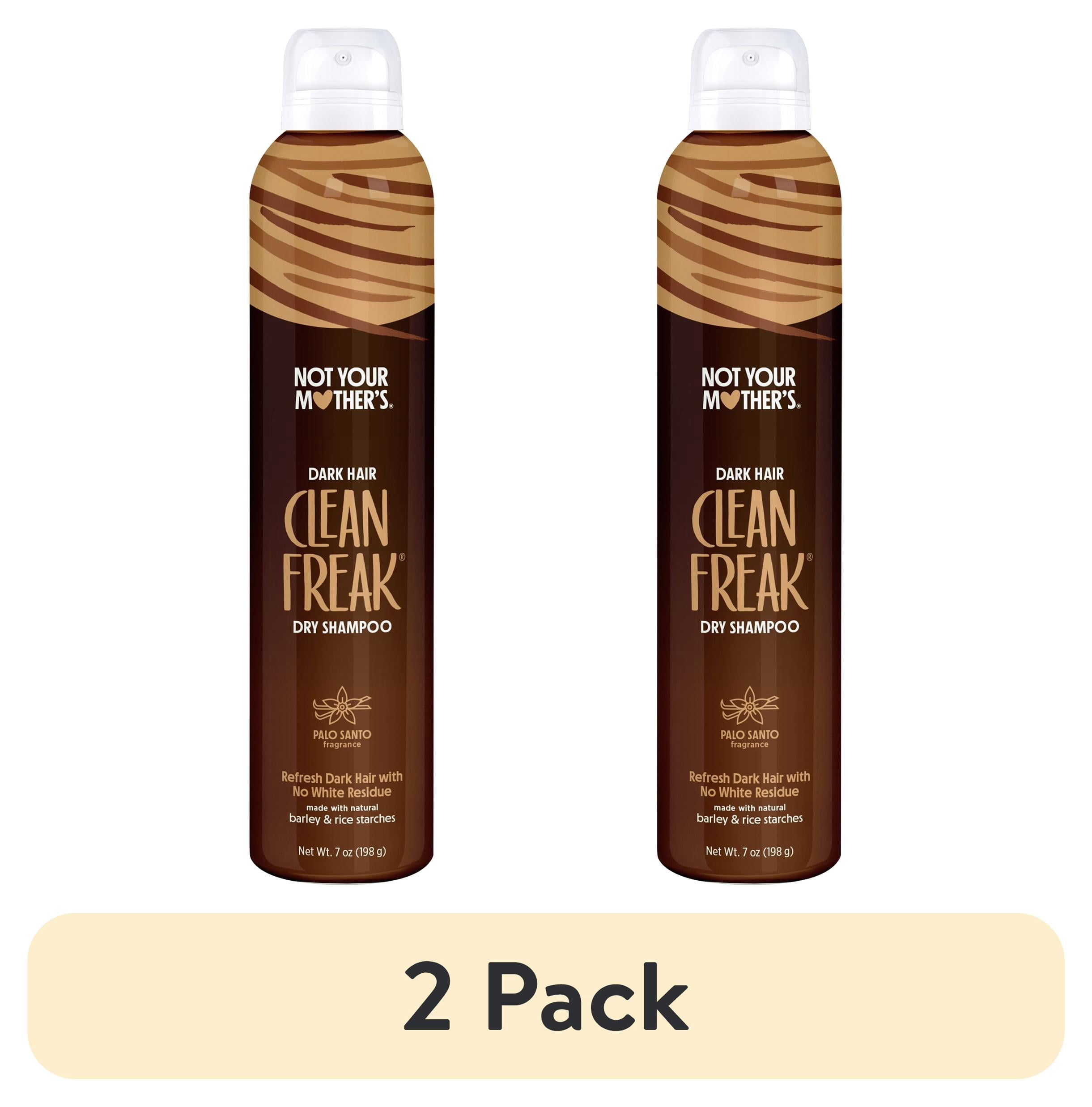 (2 pack) Not Your Mother's Clean Freak Dry Shampoo for Dark Hair Shades, 7 oz