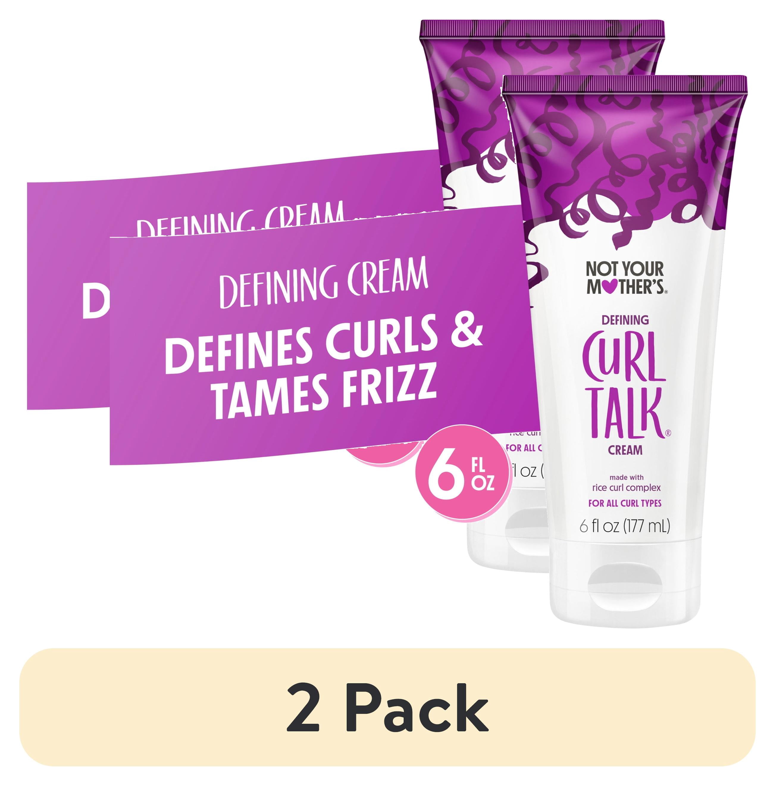 2 pack) Not Your Mothers Curl Talk Defining Curl Cream, 6 fl oz