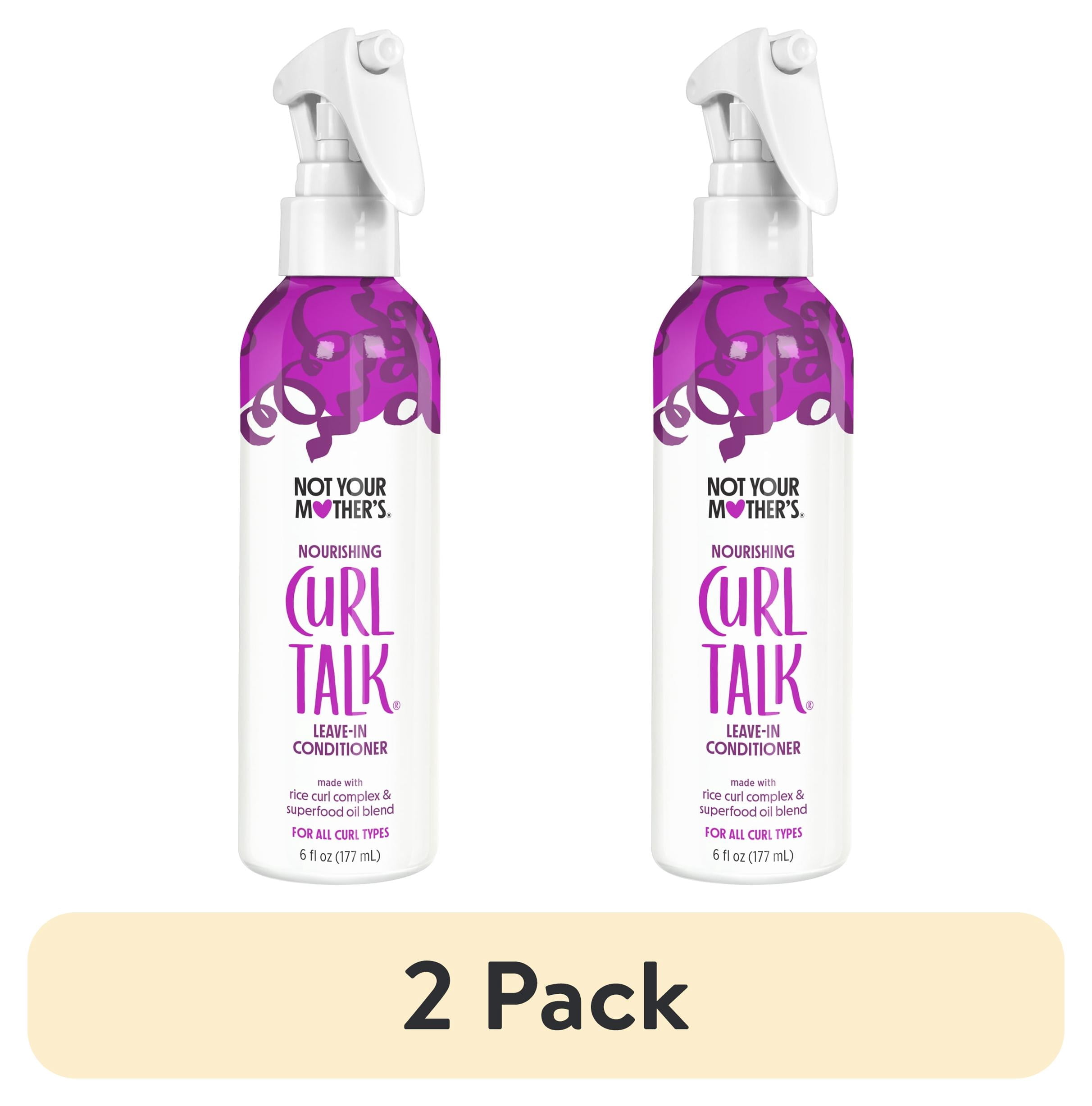 (2 pack) Not Your Mother's Curl Talk Leave-In Conditioner, 6 fl oz
