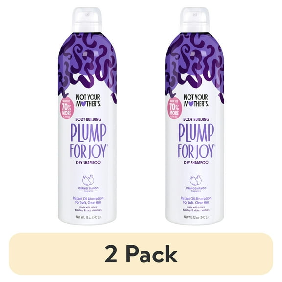(2 pack) Not Your Mother's Plump for Joy Jumbo Dry Shampoo, 12 oz