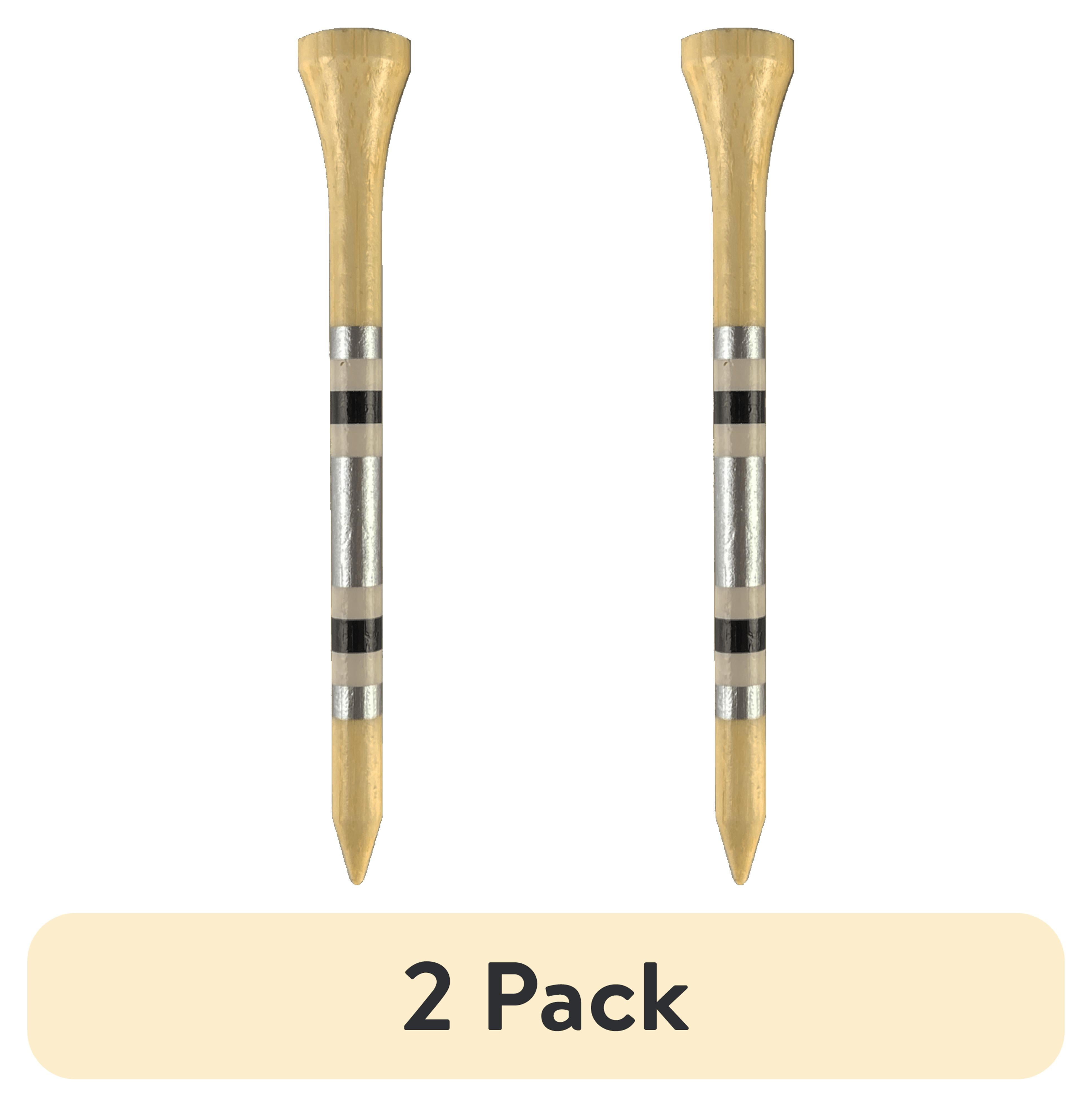 (2 pack) Nova Bamboo Golf Tees, 3.25" – Eco-Friendly, Durable Bamboo Golf Tees for Sustainable Play, Lightweight and Renewable, 45-Count