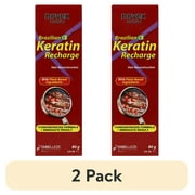 2 pack Novex Brazilian Keratin Recharge Leave in Conditioner, Frizz Control for All Hair Types , 2.8 oz Tube
