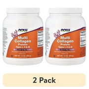 2 pack Now Foods Multi Collagen Protein Powder Types I, II & II 16 oz Powder