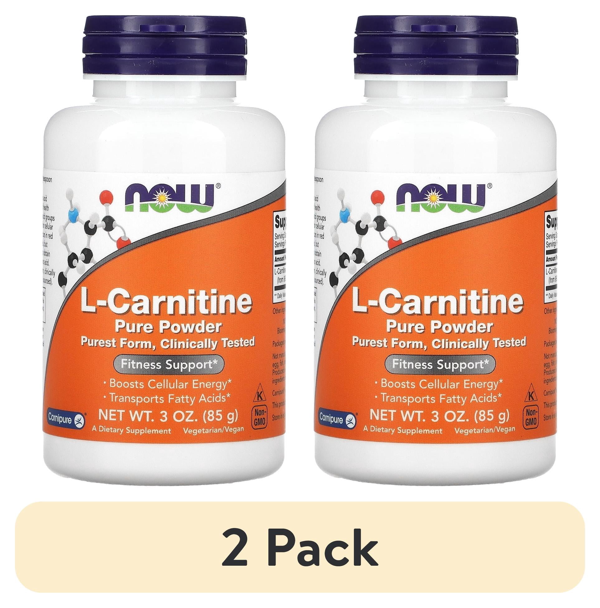 Now Pharmaceutical Grade L-Carnitine Fitnes Support, 3 Oz