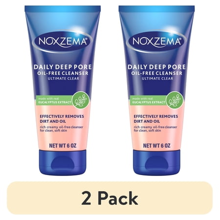 (2 pack) Noxzema Ultimate Clear Face Wash, Daily Deep Pore Cleanser – Deep Cleansing Face Wash, 6oz price history and forecast - Noxzema 087300560083