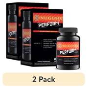 2 pack Nugenix Perform Sexual Vitality & Nitric Oxide Booster, Mens Health Supplement, 63 Count