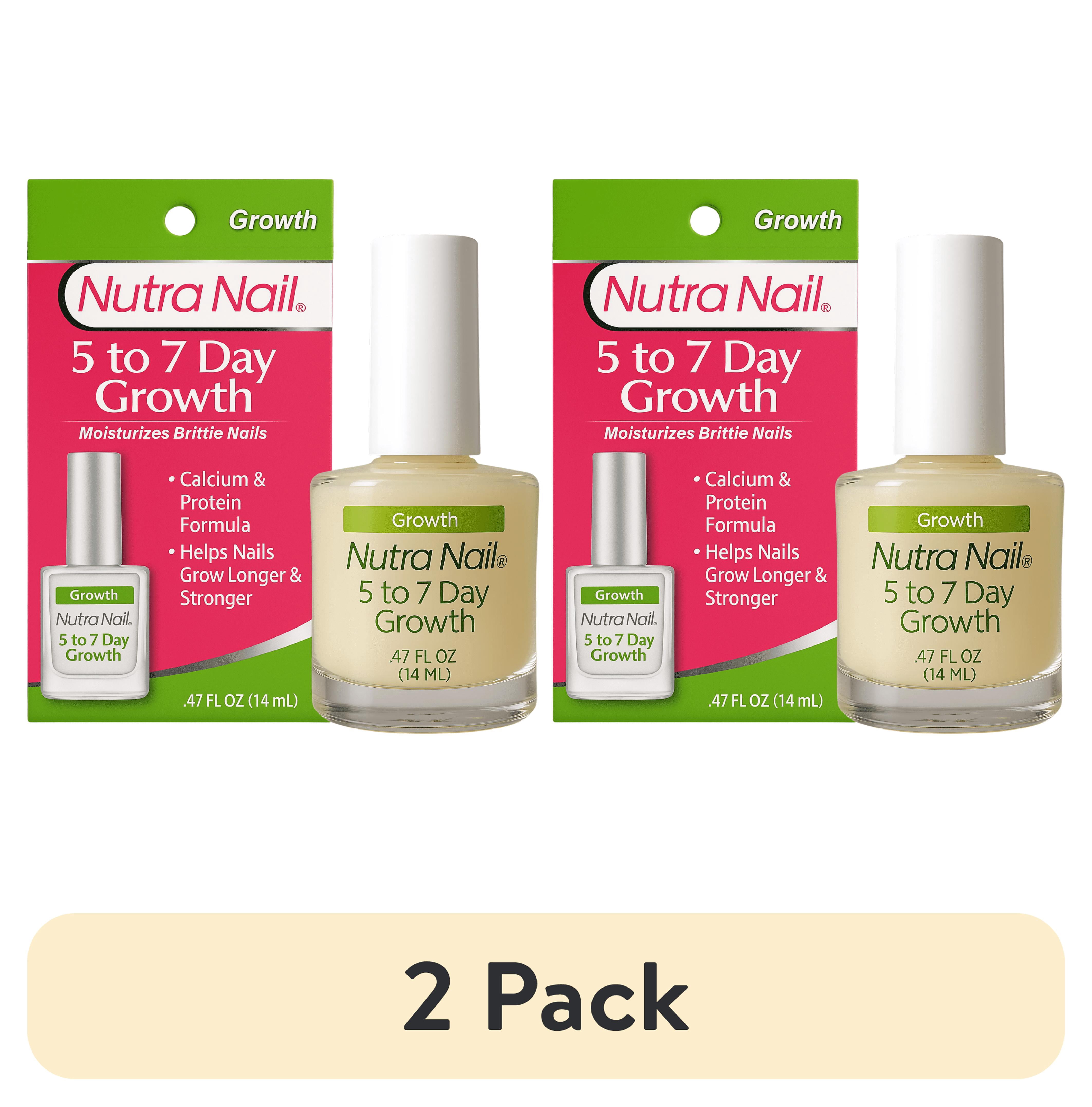 (2 pack) Nutra Nail 5 to 7 Day Growth Treatment - Fast Keratin Nail ...