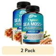 thumbnail image 1 of (2 pack) NutriFlair Organic Sea Moss Capsules, 120 Ct - Immunity, Gut, Energy, 1 of 9