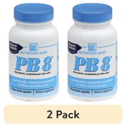 2 pack Nutrition Now PB 8 Pro-Biotic Acidophilus For Life Capsules, 120 Ct