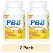 2 pack Probiotic | 15 Billion CFU | 60 Capsules | 10+ Probiotic Strains | Supplement for Women and Men | by PB8