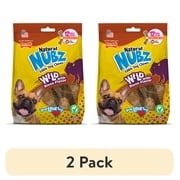 2 pack Nylabone Nubz Wild Dog Treats for Small Dogs, Bison Flavor Dog Bones, Small - Up to 25 lbs., 12 Count