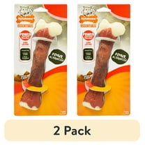 (2 pack) Nylabone Femur Bone Rawhide Alternative Power Chew Durable Dog Toy - 50  lbs.