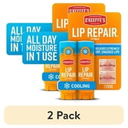 1 pack OKeeffes Cooling, Moisturizing & Long-Lasting Lip Repair, Clear Matte Lip Balm, 0.15oz Each, 2 Pack