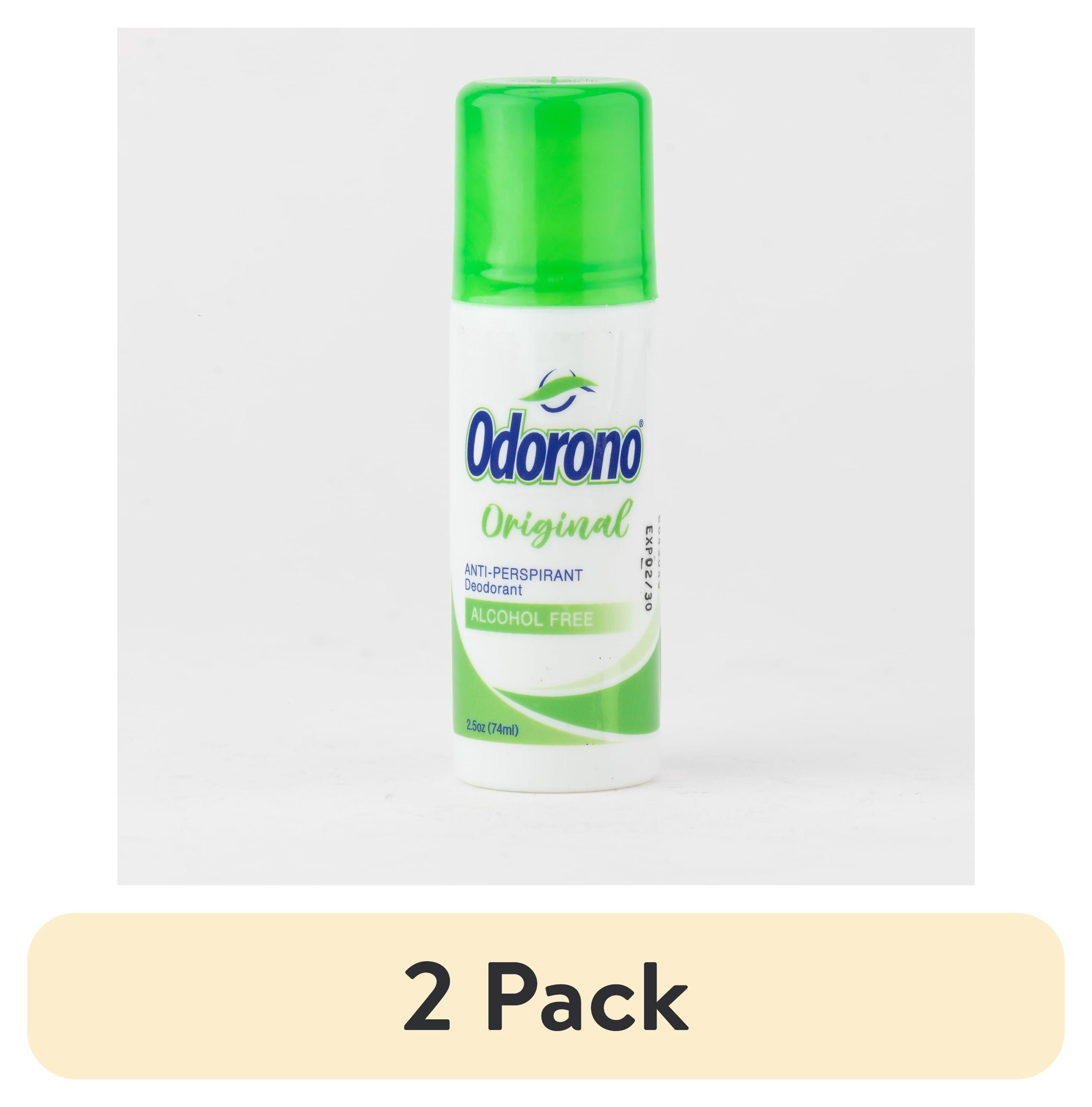 (2 pack) Odorono Original Roll on Deodorant & Anti-Perspirant 2.5 oz