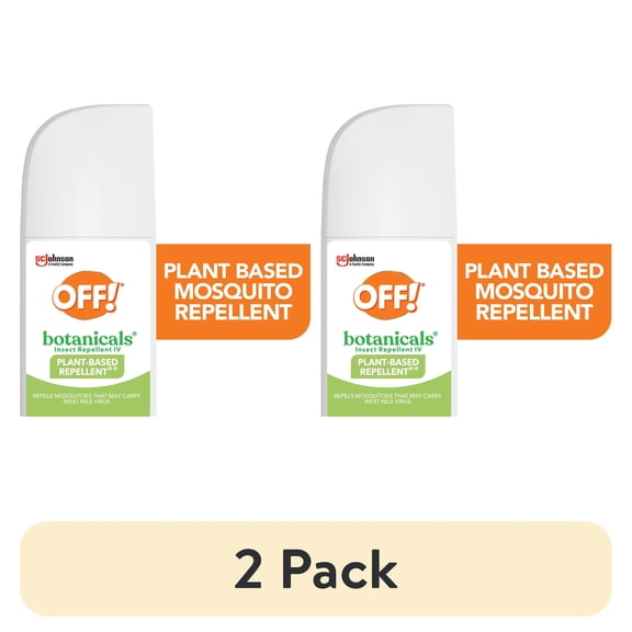 (2 pack) OFF! Botanicals Insect Repellent IV, Mosquito Repellent Spritz, Lasts Up To 2 Hours, 4 oz