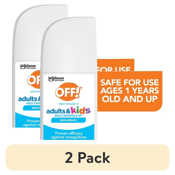 (2 pack) OFF! Insect Repellent Spritz for Adults & Kids, Fragrance-Free Bug Spray for Everyday Protection from Mosquitoes, 4 oz