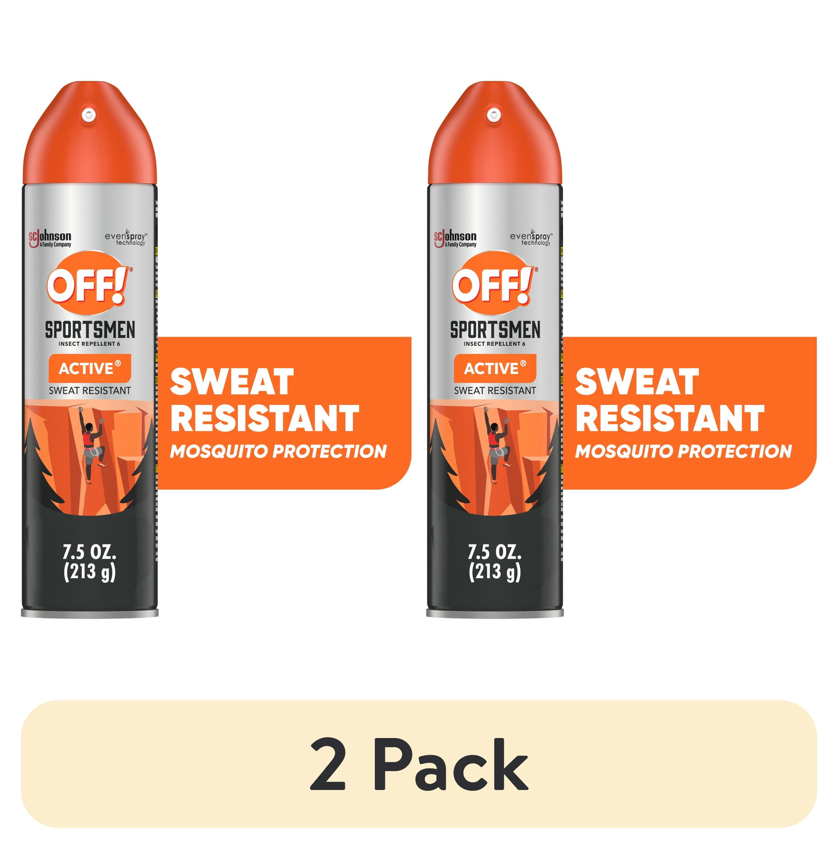 (2 pack) OFF! Sportsmen Active Insect Repellent VI, Mosquito Bug Spray, 7.5 oz