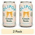 thumbnail image 1 of (2 pack) Olipop Prebiotic Soda Pop, Cream Soda, High Fiber, 12 fl oz, Refrigerated, 1 of 12