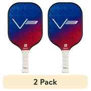 (2 pack) ONIX V3 Fiberglass Pickleball Paddle, Polypropylene Core, For All Ages and Skill Levels, 8 oz, Blue/Red