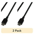 thumbnail interactive-video image 1 of (2 pack) onn 25' High Speed HDMI Cable with Ethernet, 1 of 9