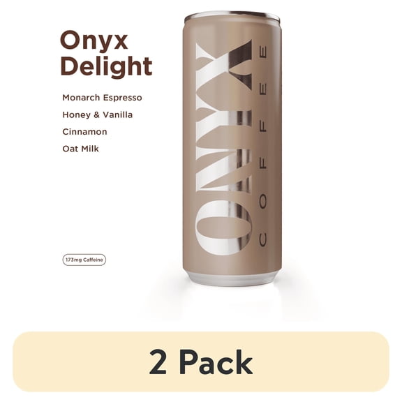 (2 pack) Onyx Coffee Lab Delight Oat Milk Latte, 11 fl oz Can