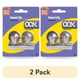 thumbnail interactive-video image 1 of (2 pack) Ook Metal Magnetic Clips, 0.75 lb, Iron, Zinc Finish, Silver, 2 pack, 1 of 10