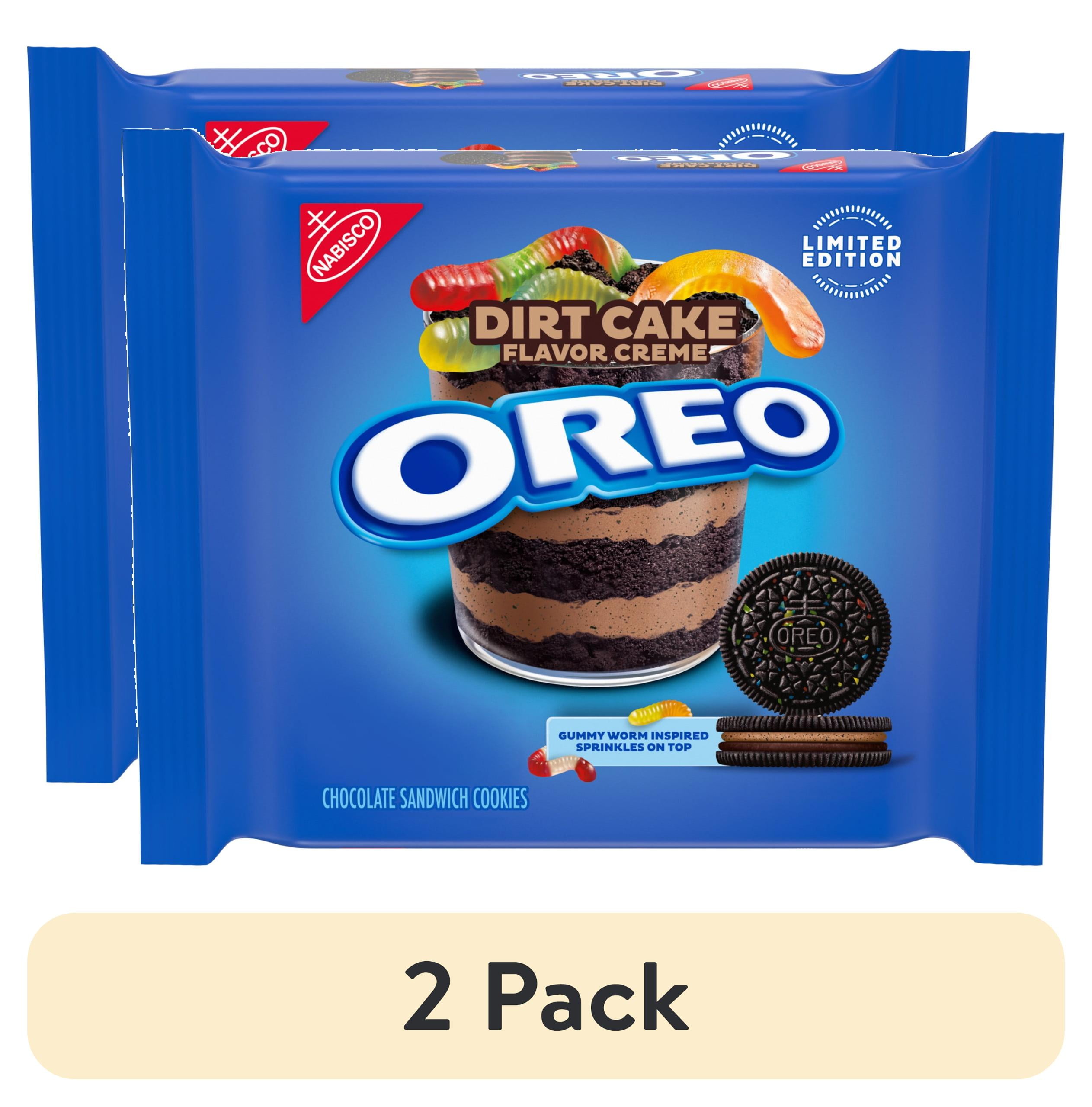 (2 pack) OREO Dirt Cake Chocolate Sandwich Cookies, Limited Edition, 10.68 oz