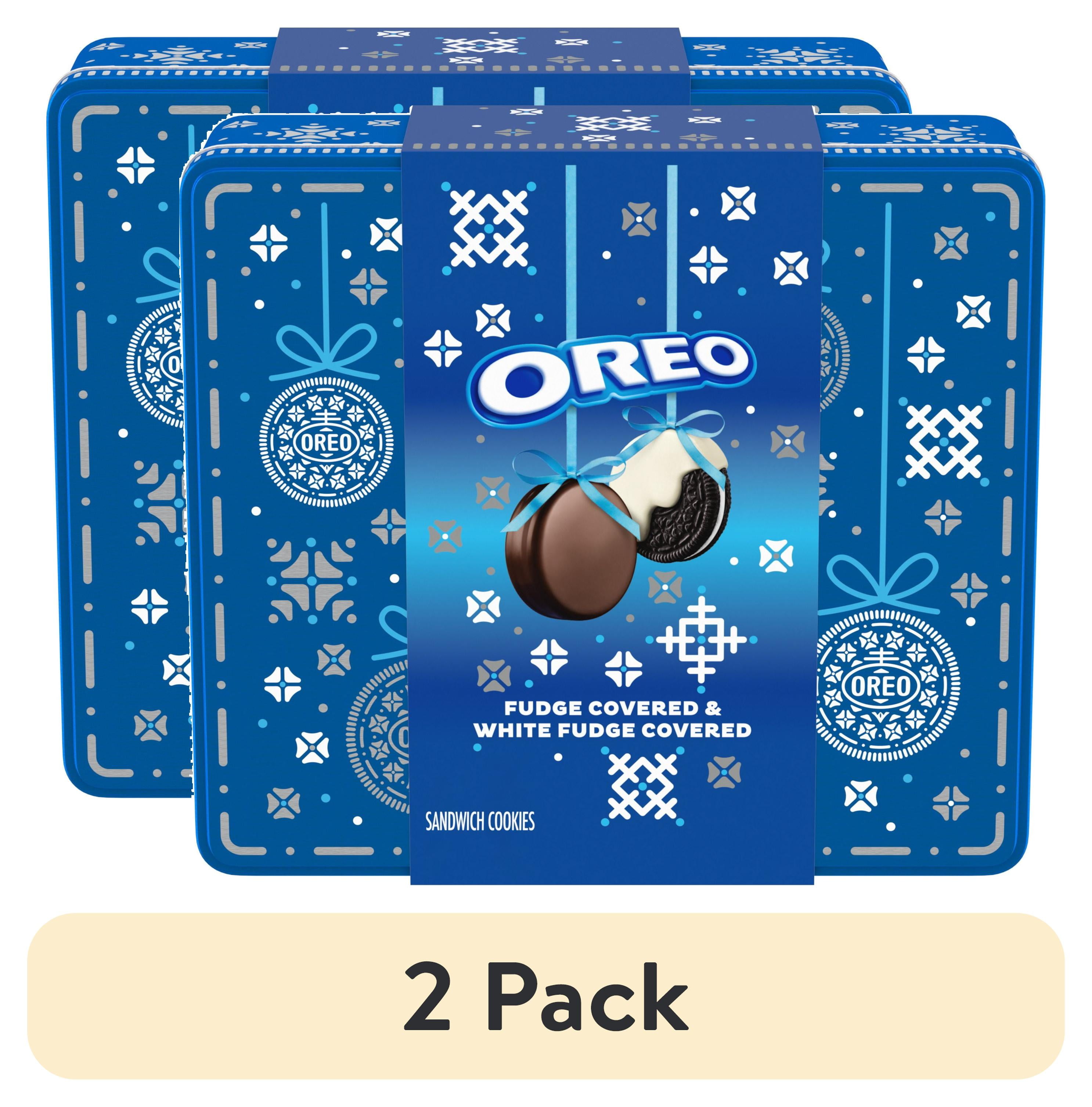 2 pack) OREO Fudge and White Fudge Covered Chocolate Sandwich