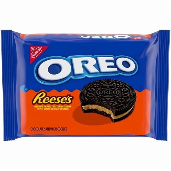 2 pack OREO REESE'S Peanut Buttery Creme Chocolate Sandwich Cookies, 12.35 oz