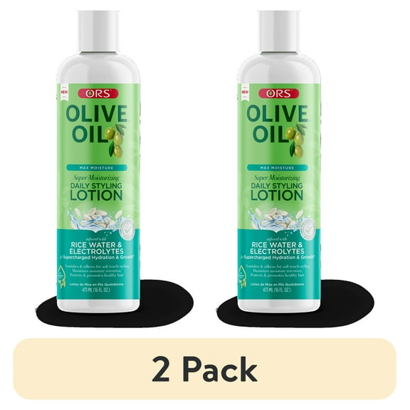 (2 pack) ORS MoistureMax Cond & Style Lotion 16 fl.oz., All Hair Type
