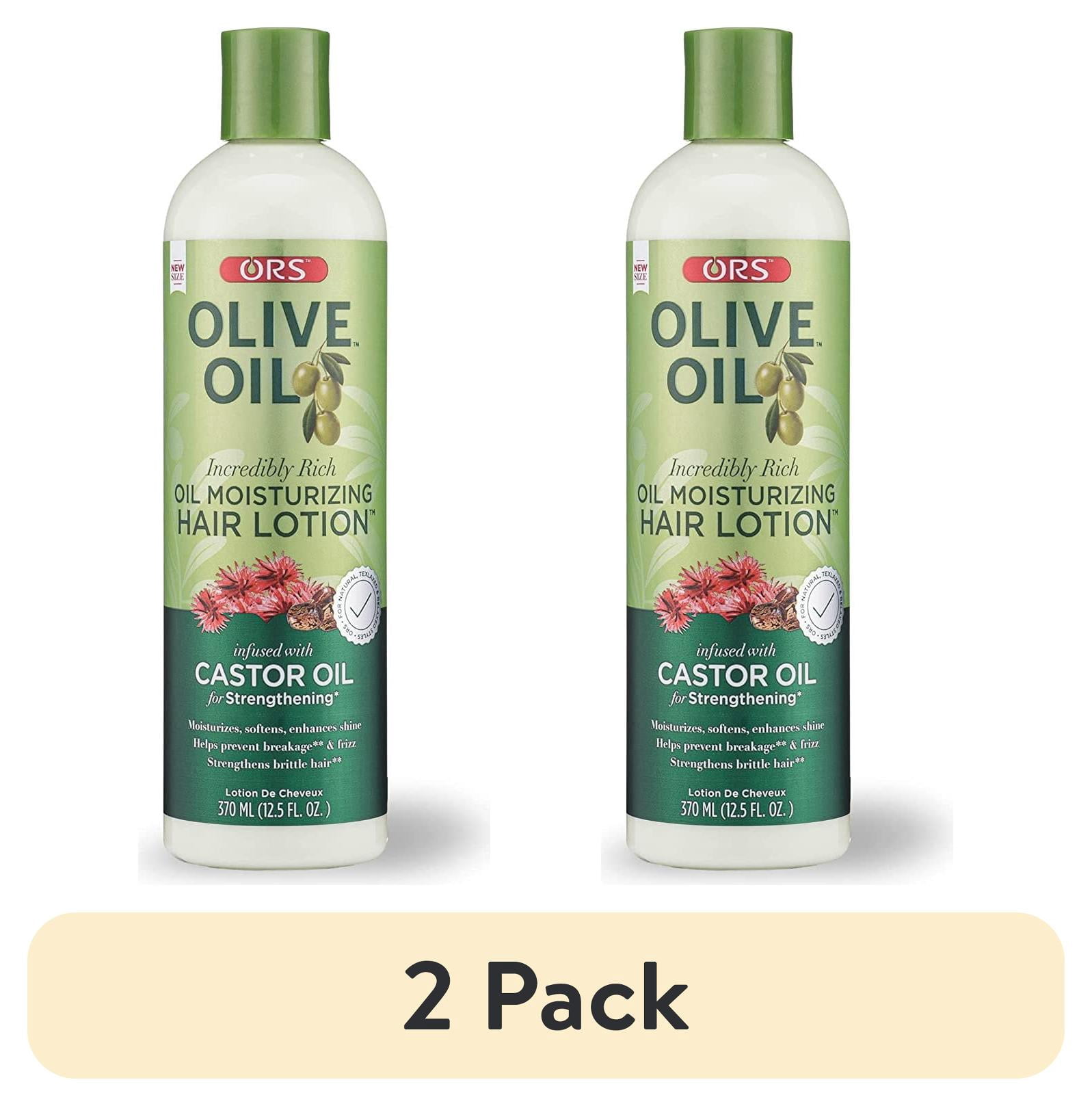 (2 pack) ORS Olive Oil Incredibly Rich Oil Moisturizing Hair Lotion, Strengthening, All Hair Types, 12.5 fl.oz.