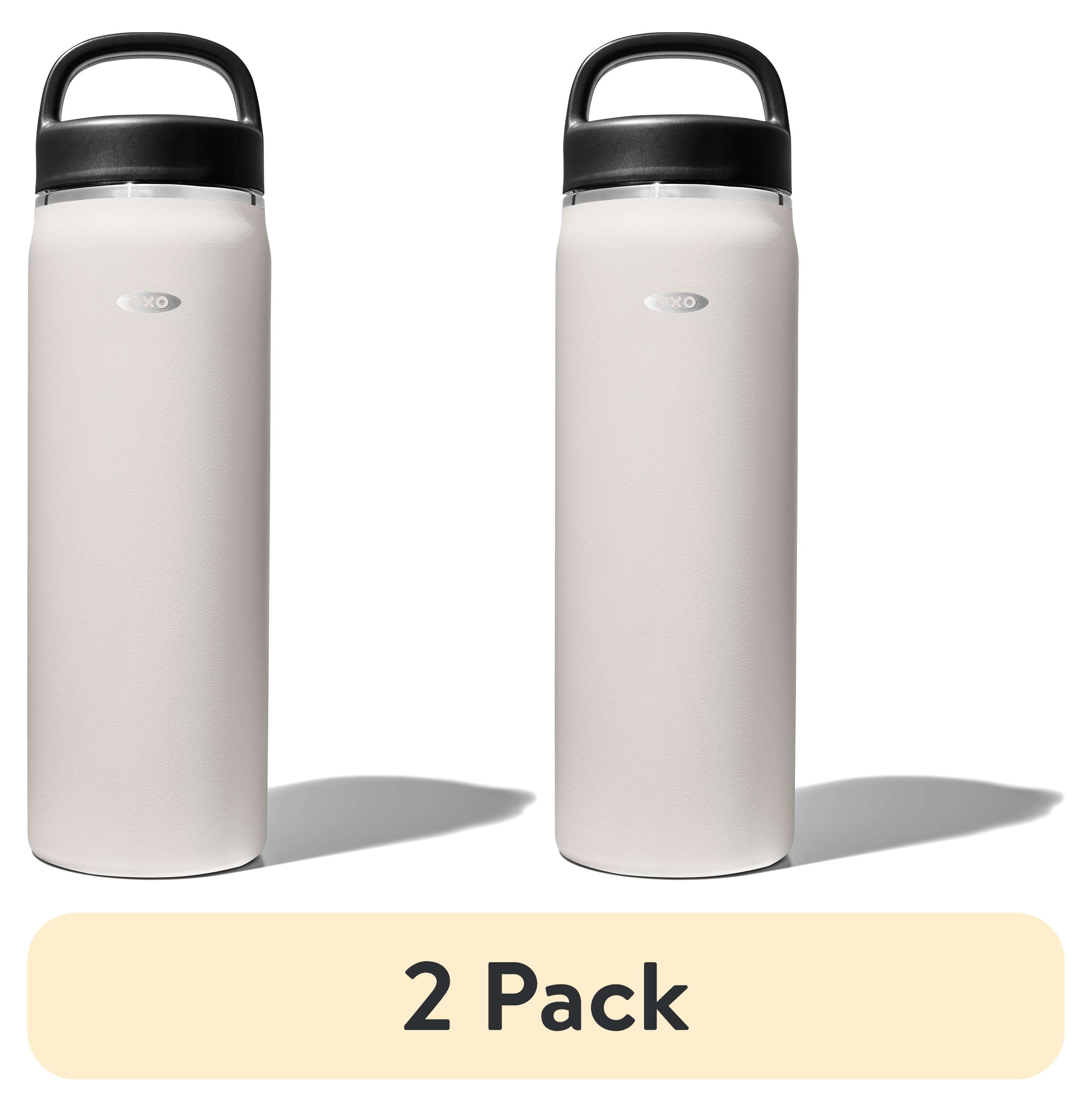 (2 pack) OXO Strive 40 oz. Insulated Water Bottle with Handled Lid - Quartz