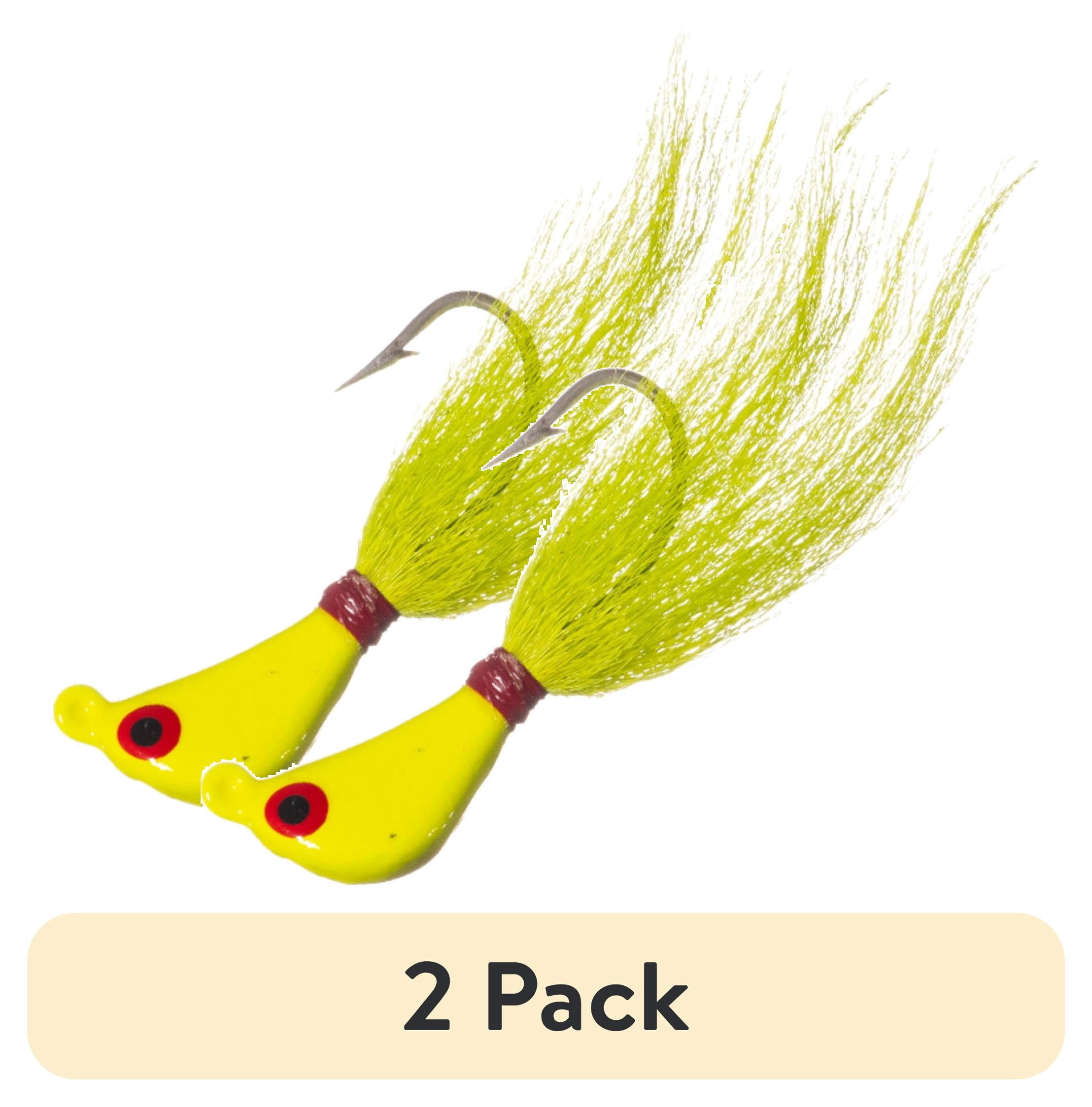 (2 pack) Ocean Logic Striper Fishing Jig, Color Chartreuse, Size 3/4 oz.