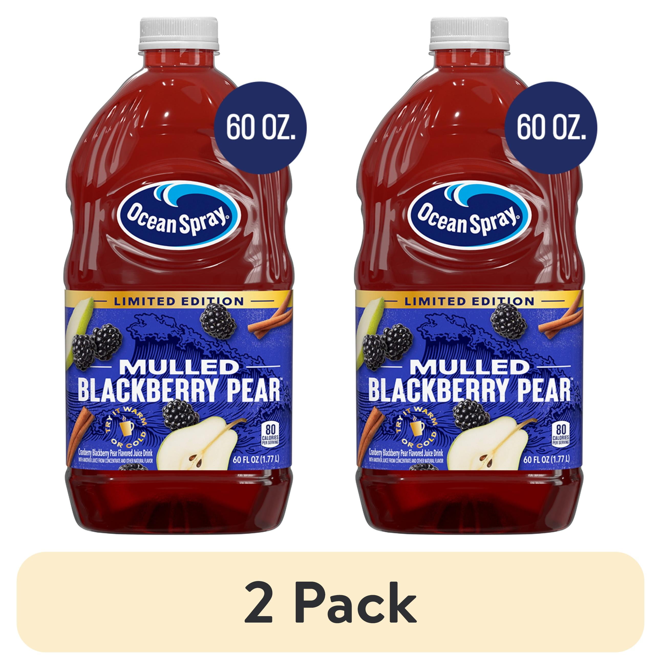 (2 pack) Ocean Spray® 60oz Mulled Blackberry Pear Juice