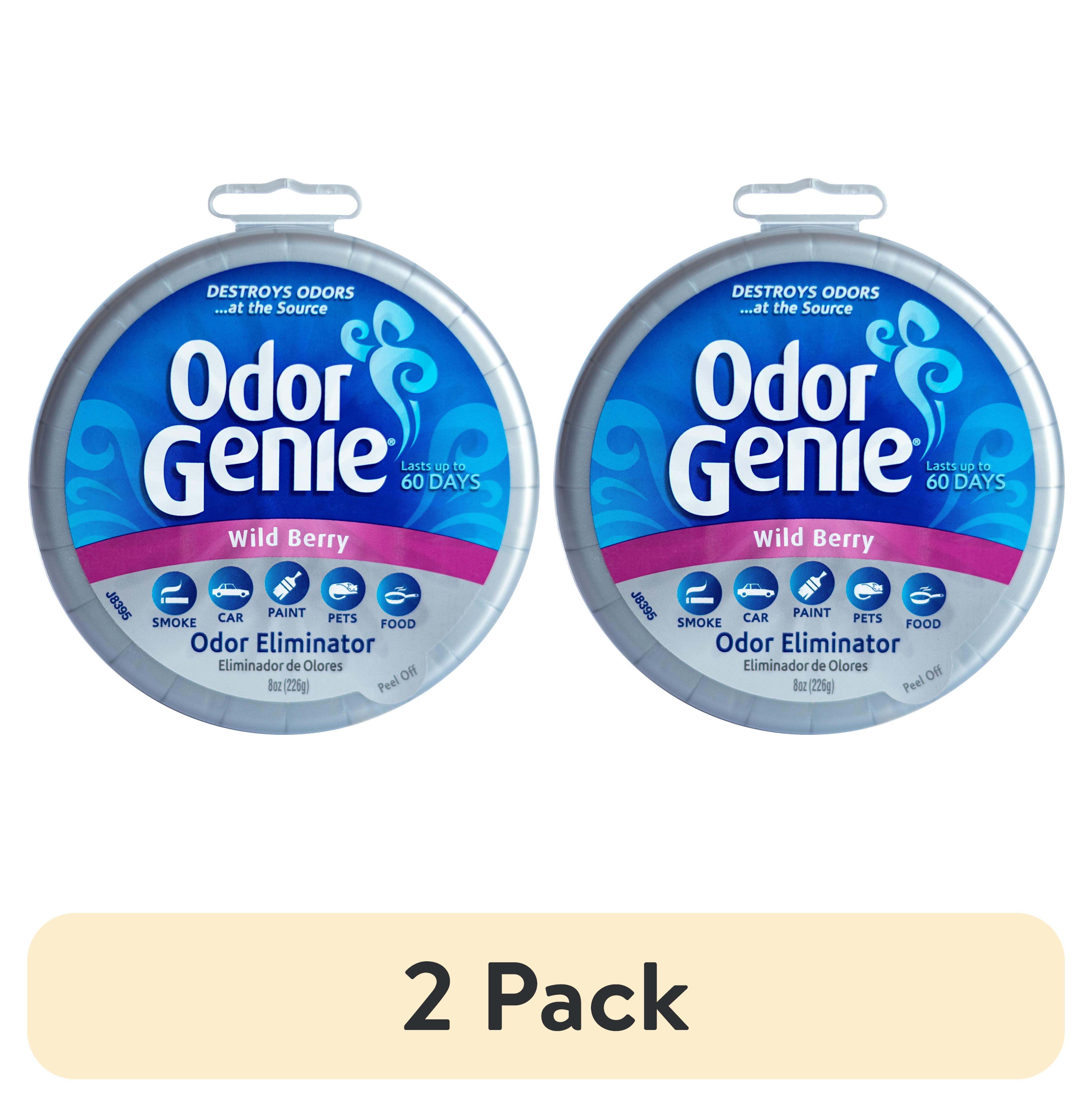 (2 pack) Odor Genie Odor Eliminator with Wild Berry Fragrance, 8 oz.