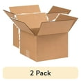 thumbnail image 1 of (2 pack) Office Depot® Brand Corrugated Boxes, 9"L x 9"W x 6"H, Kraft, Pack Of 25, 1 of 5