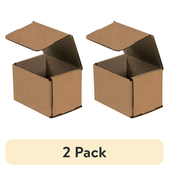Office Depot® Brand Corrugated Mailers, 4" x 3" x 3", Kraft, Pack Of 50