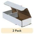 thumbnail image 1 of (2 pack) Office Depot® Brand Corrugated Mailers 8" x 5" x 3", White, Bundle of 50, 1 of 5